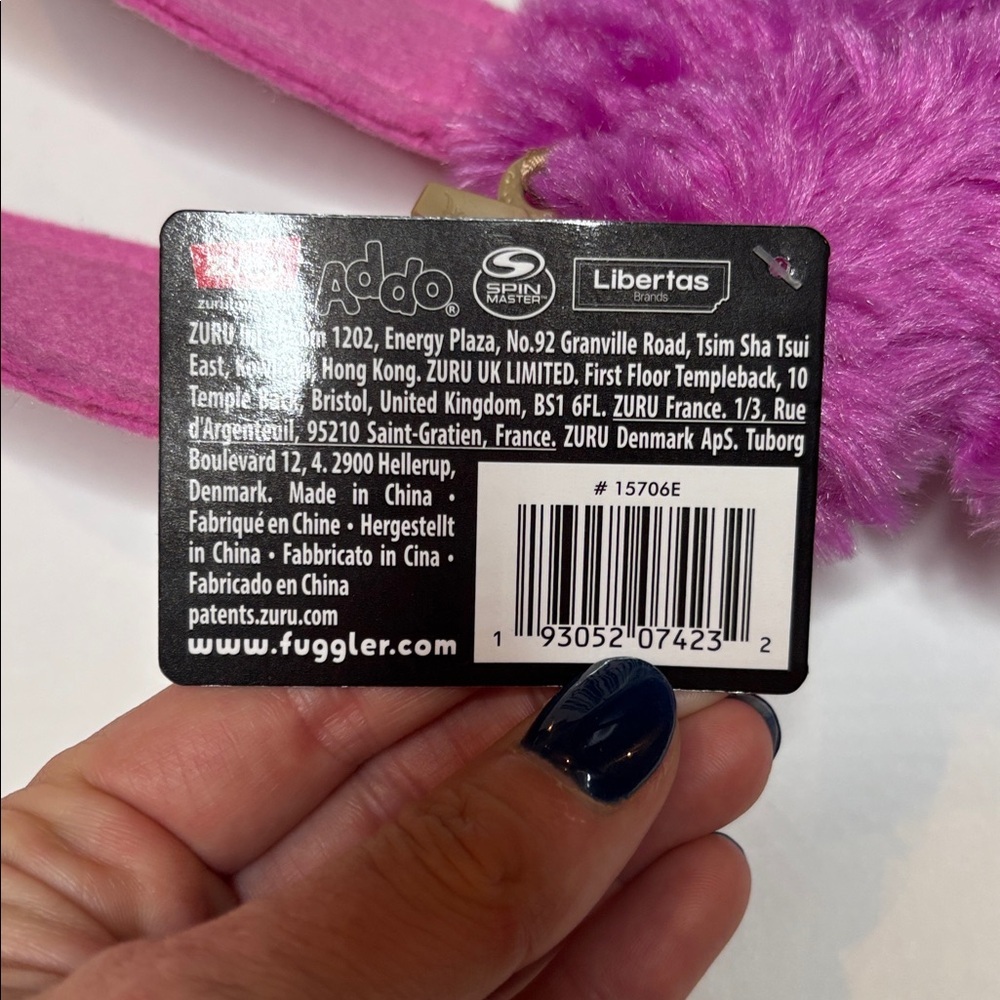 NEW Fuggler Key Ring Collectible 5" Monster Plush Keychain, Lord Long Ears - Picture 5 of 11